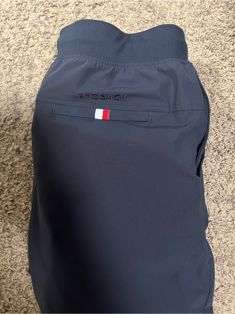 RHOBACK Men’s Slate Blue Performance Joggers Pants Loungewear Athletic Medium